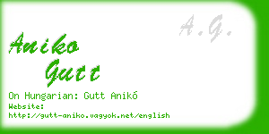 aniko gutt business card